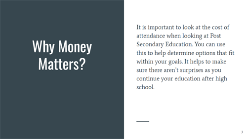 Why money matters for funding future education